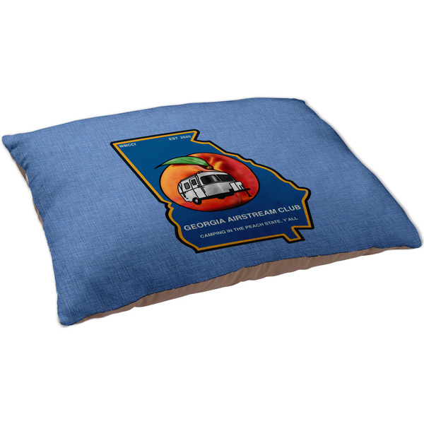 Custom Georgia Airstream Club Indoor Dog Bed - Large