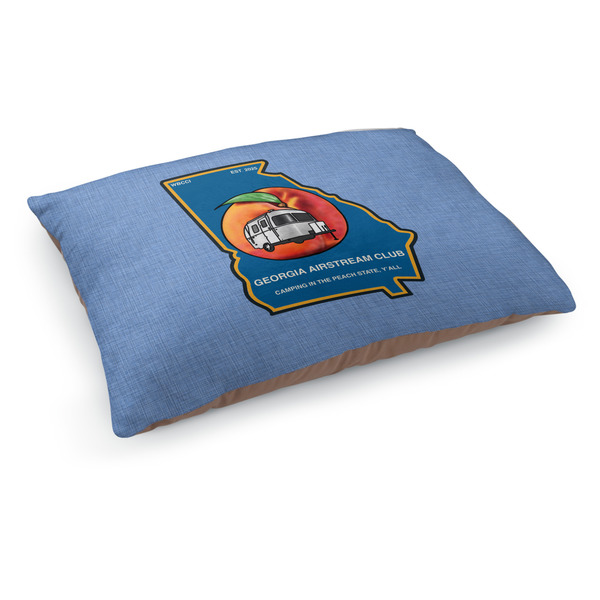 Custom Georgia Airstream Club Indoor Dog Bed - Medium