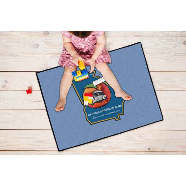 Georgia Airstream Club Door Mat - 24"x18" - Lifestyle
