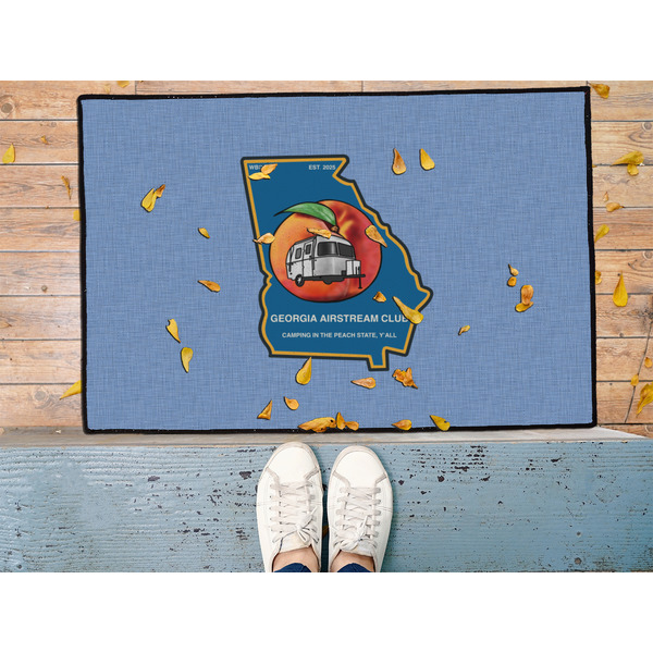 Georgia Airstream Club Door Mat - 36"x24" - Lifestyle