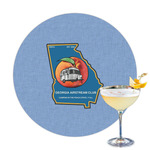 Georgia Airstream Club Printed Drink Topper - 3.25"