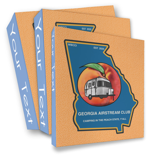 Custom Georgia Airstream Club 3-Ring Binder - Full Wrap