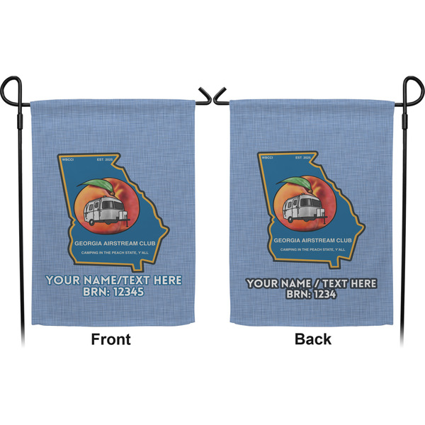 Georgia Airstream Club Garden Flag - Double Sided Front and Back