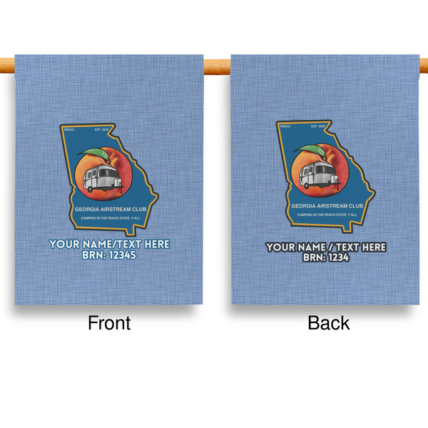 Georgia Airstream Club Garden Flags - Large - Double Sided - APPROVAL