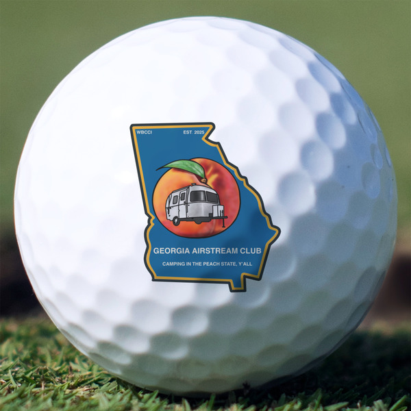 Custom Georgia Airstream Club Golf Balls - Titleist Pro V1 - Set of 3