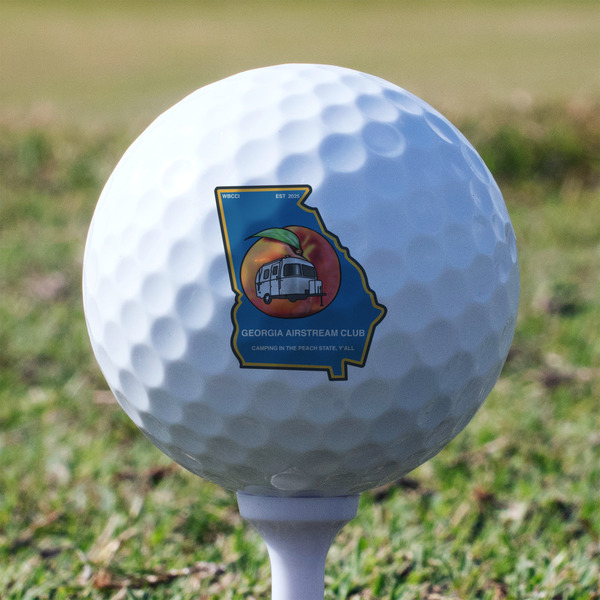 Georgia Airstream Club Golf Ball - Branded - Tee