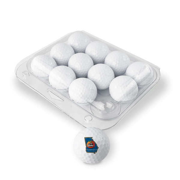 Georgia Airstream Club Golf Balls - Generic - Set of 12 - PACKAGING
