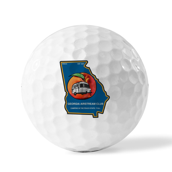 Georgia Airstream Club Golf Balls - Generic - Set of 3 - FRONT