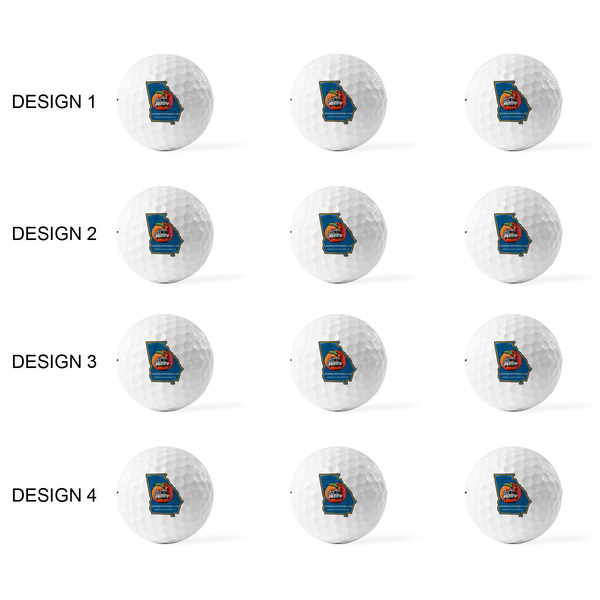 Georgia Airstream Club Golf Balls - Titleist - Set of 12 - APPROVAL