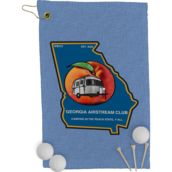 Georgia Airstream Club Golf Towel (Personalized) - FRONT (Small Full Print)
