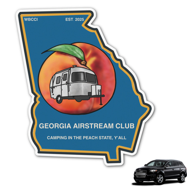 Custom Georgia Airstream Club Graphic Car Decal