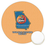 Georgia Airstream Club Printed Cookie Topper - 3.25"