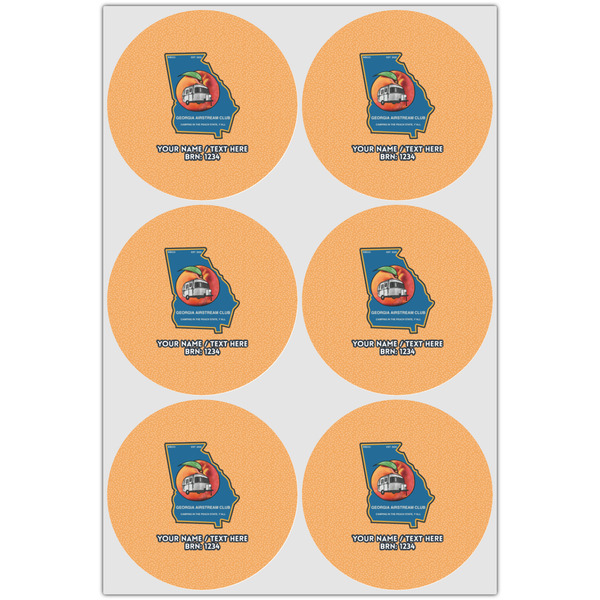 Georgia Airstream Club Icing Circle - Large - Set of 6
