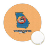 Georgia Airstream Club Printed Cookie Topper - Round