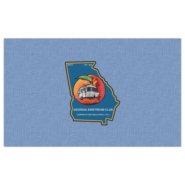 Georgia Airstream Club Indoor / Outdoor Rug - 3'x5' - Front Flat