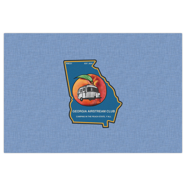 Georgia Airstream Club Indoor / Outdoor Rug - 4'x6' - Front Flat