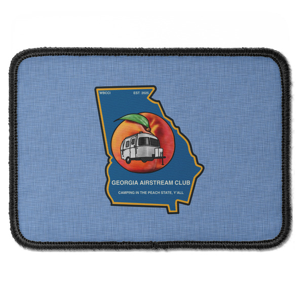 Georgia Airstream Club Iron On Patch - Rectangle - Front