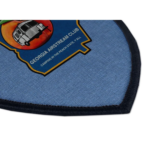 Georgia Airstream Club Iron On Patch - Shield - Style B - Closeup