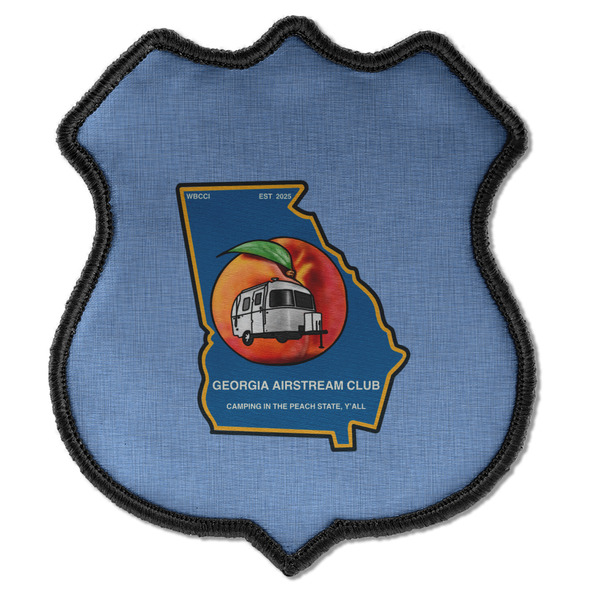 Georgia Airstream Club Iron On Patch - Shield - Style C - Front