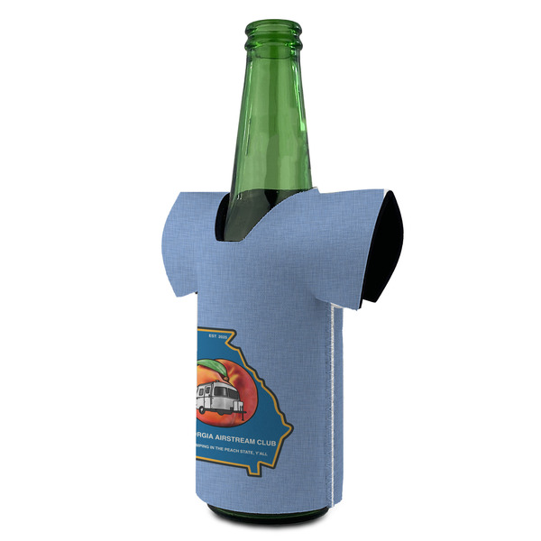 Georgia Airstream Club Jersey Bottle Cooler - ANGLE (on bottle)