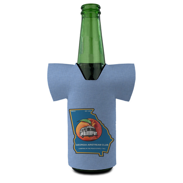 Georgia Airstream Club Jersey Bottle Cooler - Set of 4 - FRONT (on bottle)