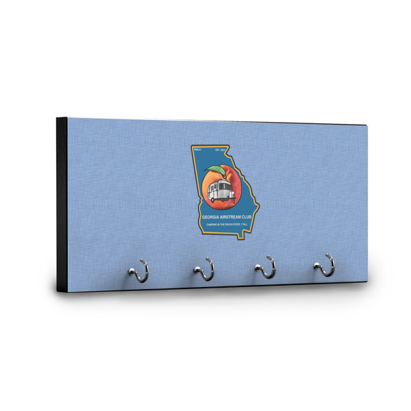 Georgia Airstream Club Key Hanger - Front View with Hooks