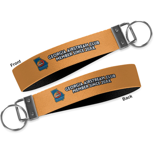 Georgia Airstream Club Key-chain - Metal and Nylon - Front and Back