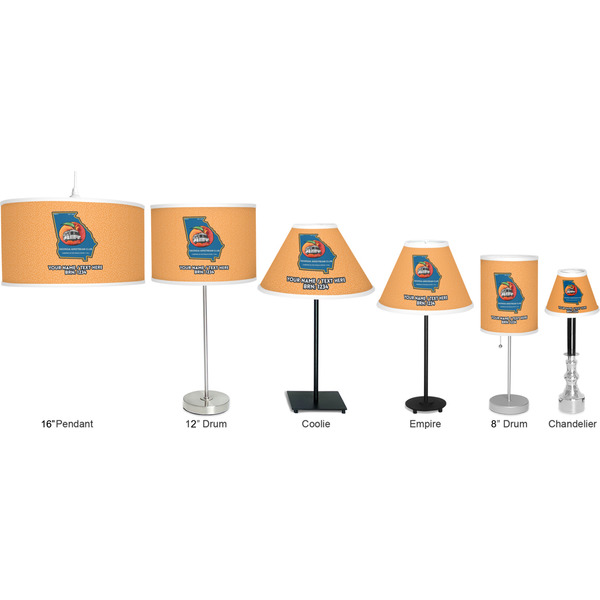 Georgia Airstream Club Lamp Full View Size Comparison