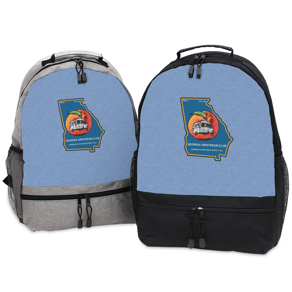 Georgia Airstream Club Large Backpacks - Both