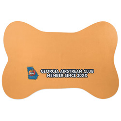 Georgia Airstream Club Bone Shaped Dog Food Mat