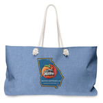 Georgia Airstream Club Large Tote Bag with Rope Handles
