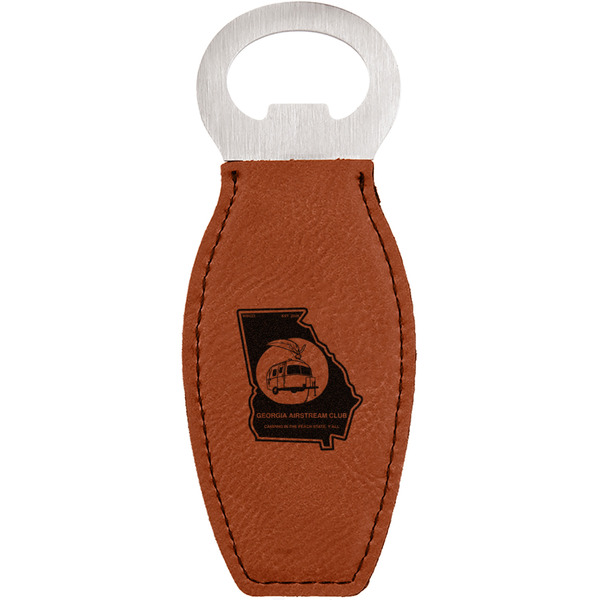 Custom Georgia Airstream Club Leatherette Bottle Opener