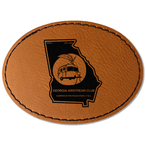 Georgia Airstream Club Leatherette Patches - Oval