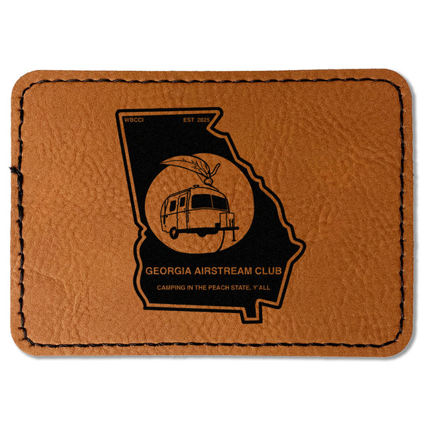 Georgia Airstream Club Leatherette Patches - Rectangle