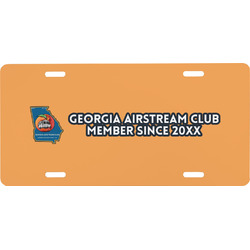 Georgia Airstream Club Front License Plate