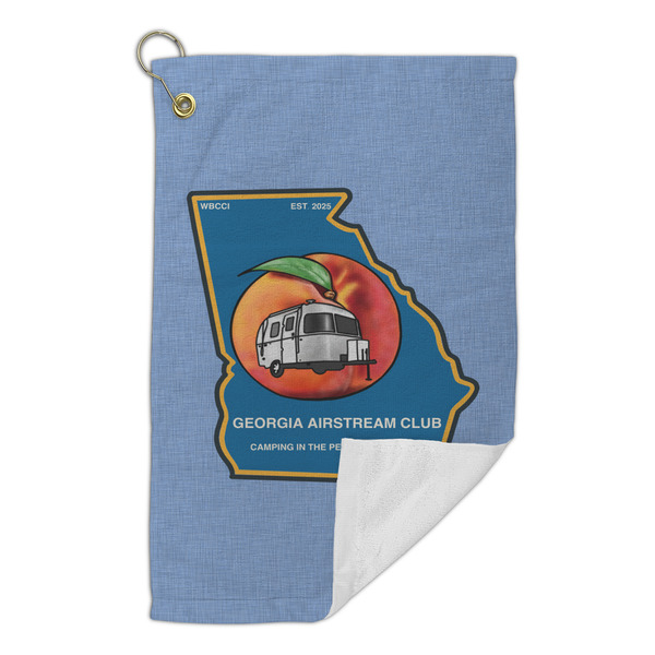 Georgia Airstream Club Microfiber Golf Towels Small - Front Folded