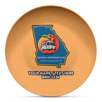 Georgia Airstream Club Microwave Safe Plastic Plate - Composite Polymer