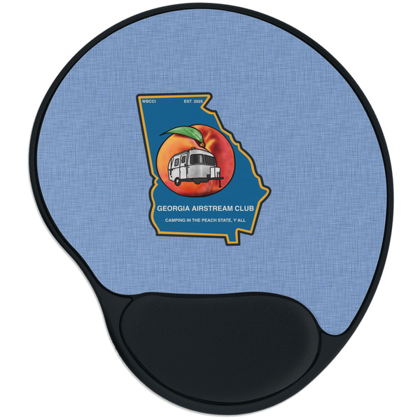 Custom Georgia Airstream Club Mouse Pad with Wrist Support