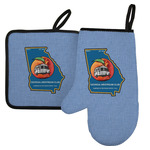Georgia Airstream Club Left Oven Mitt & Pot Holder Set