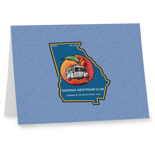 Custom Georgia Airstream Club Note Cards