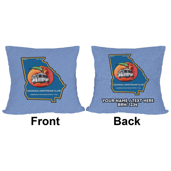 Georgia Airstream Club Outdoor Pillow - 20x20