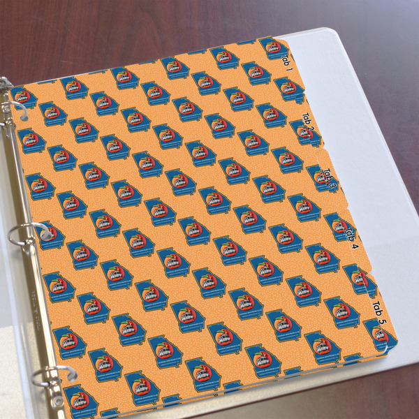 Georgia Airstream Club Page Dividers - Set of 5 - In Context