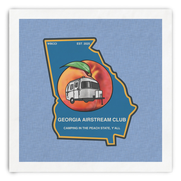 Custom Georgia Airstream Club Paper Dinner Napkins