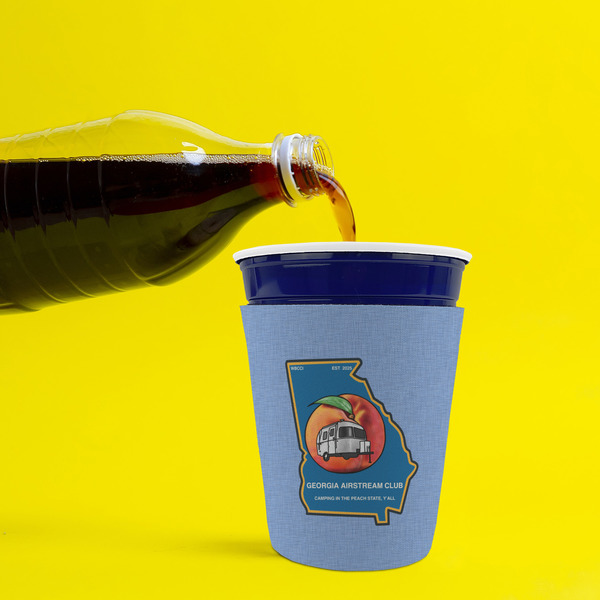 Georgia Airstream Club Party Cup Sleeves - without bottom - Lifestyle