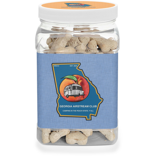 Custom Georgia Airstream Club Dog Treat Jar