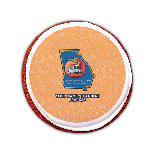 Georgia Airstream Club Printed Icing Circle - Small - On Cookie