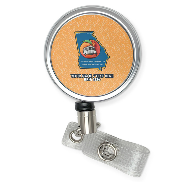 Custom Georgia Airstream Club Retractable Badge Reel