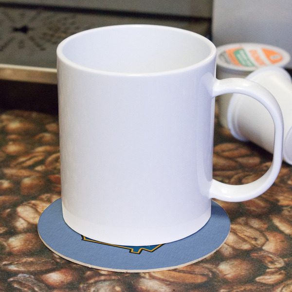 Georgia Airstream Club Round Paper Coaster - With Mug