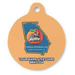 Georgia Airstream Club Round Pet ID Tag
