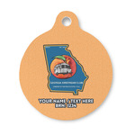 Georgia Airstream Club Round Pet ID Tag - Small